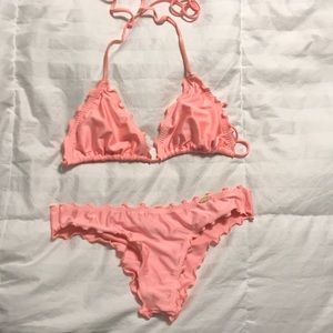 LULI FAMA creamsicle bikini